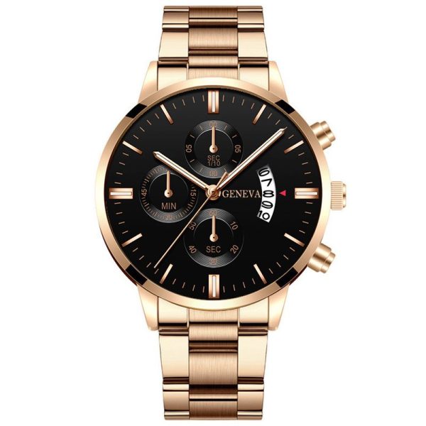 reloj hombre Fashion Men Stainless Steel Watch Luxury Calendar Quartz Wrist Watch Business Watches for Man Clock montre homme - Image 31
