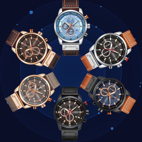 CURREN Fashion Date Quartz Men Watches Top Brand Luxury Male Clock Chronograph Sport Mens Wrist Watch Hodinky Relogio Masculino - Image 23
