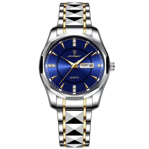 POEDAGAR 2021 New Fashion Men's Watches Stainless Steel Top Brand Luxury Waterproof Men Quartz Wristwatches Relogio Masculino - Image 12