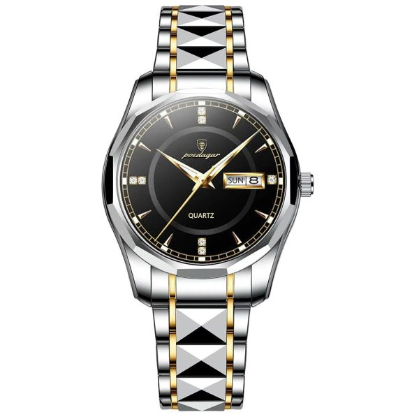 POEDAGAR 2021 New Fashion Men's Watches Stainless Steel Top Brand Luxury Waterproof Men Quartz Wristwatches Relogio Masculino - Image 7