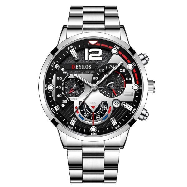2022 Fashion Mens Watches Luxury Stainless Steel Quartz Wristwatch Calendar Luminous Clock Men Business Casual Leather Watch - Image 67
