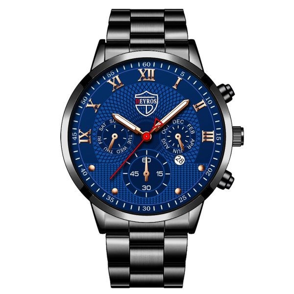 Fashion Mens Watches for Men Sports Luminous Clock Stainless Steel Quartz Wrist Watch Man Business Leather Watch montre homme - Image 7
