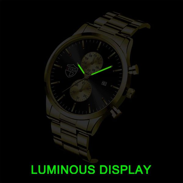 Fashion Mens Luxury Watches for Men Stainless Steel Quartz Wristwatch Man Casual Leather Watch Luminous Clock relogio masculino - Image 15
