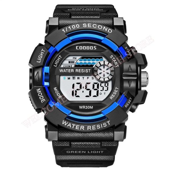 Cool Luminous Men Sport Watch High-end Silicone Strap Military Wrist Watch Led Calendar Waterproof Digital Watch reloj de hombre - Image 25