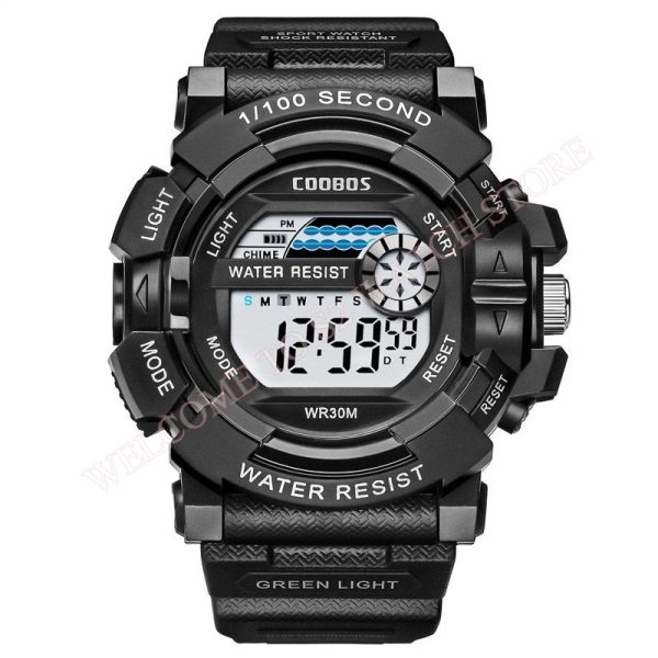 Cool Luminous Men Sport Watch High-end Silicone Strap Military Wrist Watch Led Calendar Waterproof Digital Watch reloj de hombre - Image 13