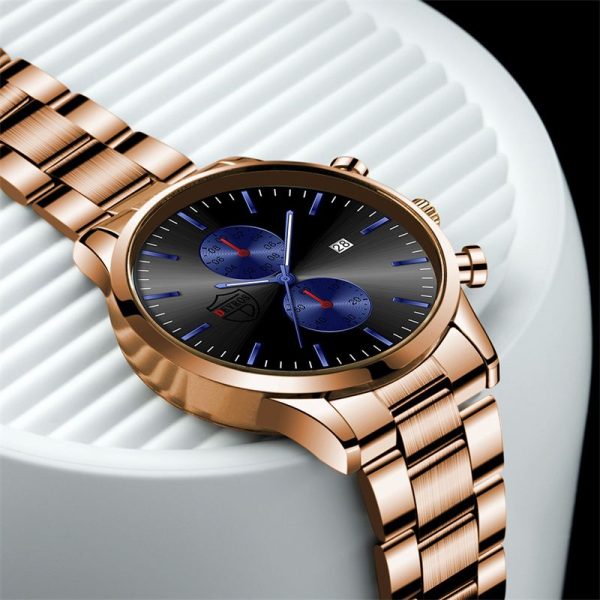 Fashion Mens Luxury Watches for Men Stainless Steel Quartz Wristwatch Man Casual Leather Watch Luminous Clock relogio masculino - Image 59
