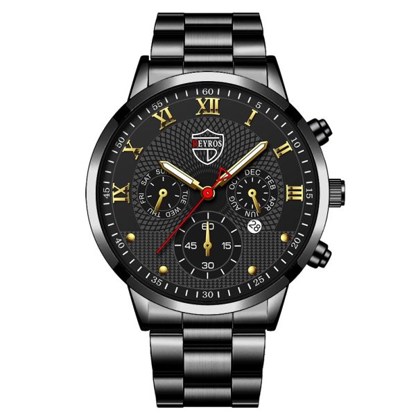 Fashion Mens Watches for Men Sports Luminous Clock Stainless Steel Quartz Wrist Watch Man Business Leather Watch montre homme - Image 19