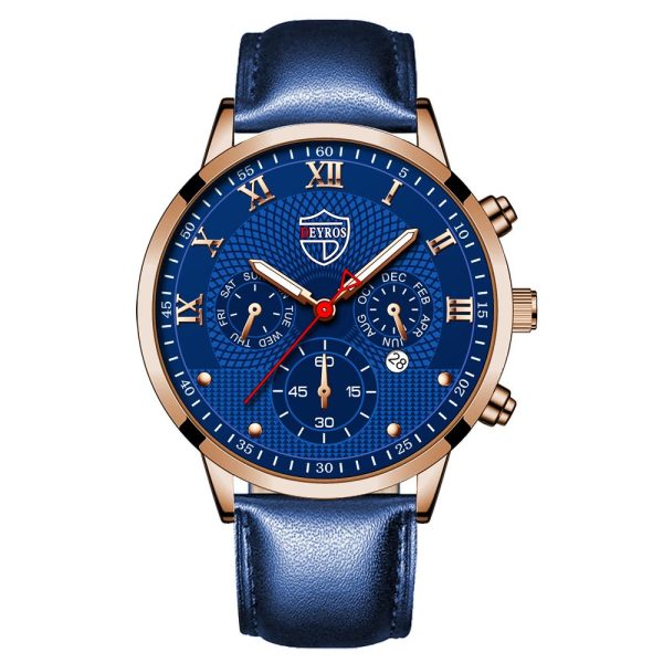 Fashion Mens Watches for Men Sports Luminous Clock Stainless Steel Quartz Wrist Watch Man Business Leather Watch montre homme - Image 31