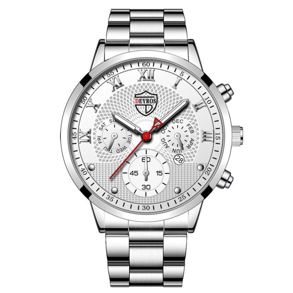 Fashion Mens Watches for Men Sports Luminous Clock Stainless Steel Quartz Wrist Watch Man Business Leather Watch montre homme - Image 43