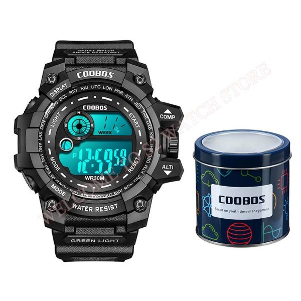 Cool Luminous Men Sport Watch High-end Silicone Strap Military Wrist Watch Led Calendar Waterproof Digital Watch reloj de hombre - Image 55