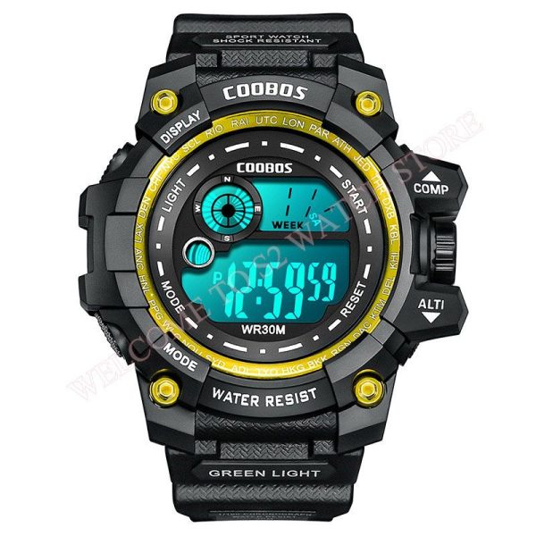 Cool Luminous Men Sport Watch High-end Silicone Strap Military Wrist Watch Led Calendar Waterproof Digital Watch reloj de hombre - Image 115