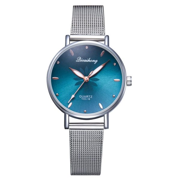 Watches For Women Luxury Silver Popular Pink Dial Flowers Metal Ladies Bracelet Quartz Clock Ladies Wrist Watch New Clock - Image 13