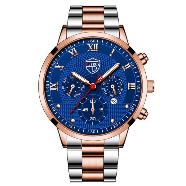 Fashion Mens Watches for Men Sports Luminous Clock Stainless Steel Quartz Wrist Watch Man Business Leather Watch montre homme - Image 37