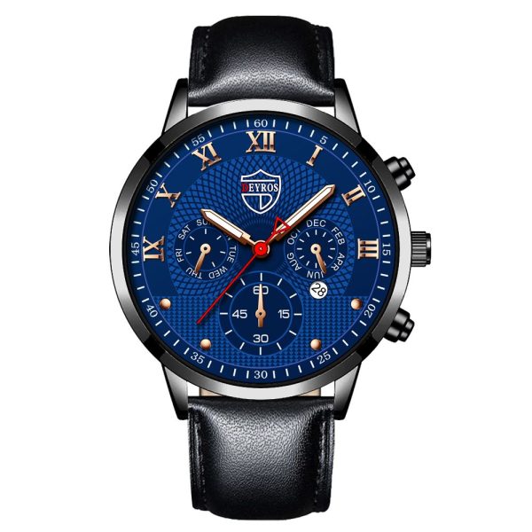 Fashion Mens Watches for Men Sports Luminous Clock Stainless Steel Quartz Wrist Watch Man Business Leather Watch montre homme - Image 67