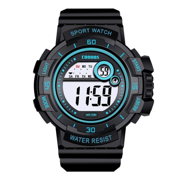 Cool Luminous Men Sport Watch High-end Silicone Strap Military Wrist Watch Led Calendar Waterproof Digital Watch reloj de hombre - Image 31