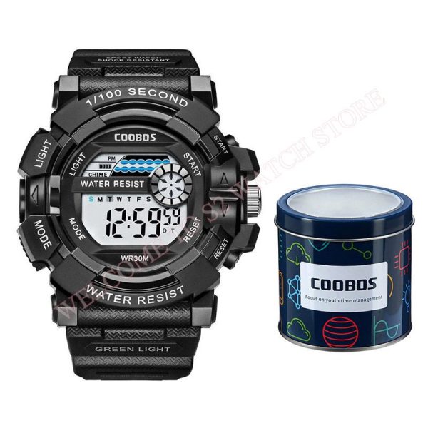 Cool Luminous Men Sport Watch High-end Silicone Strap Military Wrist Watch Led Calendar Waterproof Digital Watch reloj de hombre - Image 43