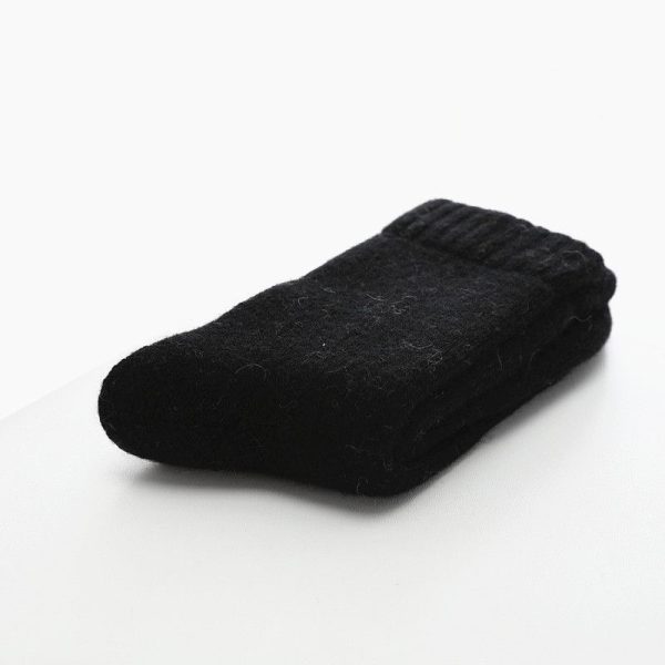 5 Pairs Socks Men Super Thicker Solid Sock Merino Wool Rabbit Socks Against Cold Snow Russia Winter Warm Funny Happy Male Sock - Image 9