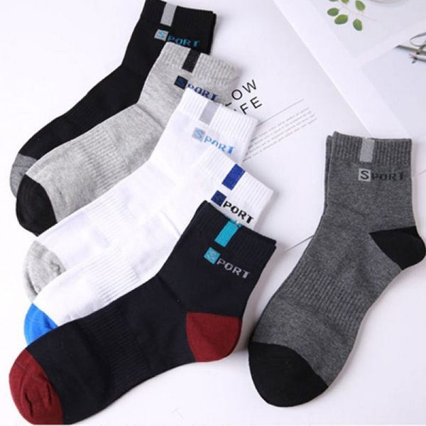 6 Pairs High-quality Bamboo Fiber Breathable Deodorant Business Men Tube Socks For Autumn And Spring Summer Plus Size EUR 38-47 - Image 12