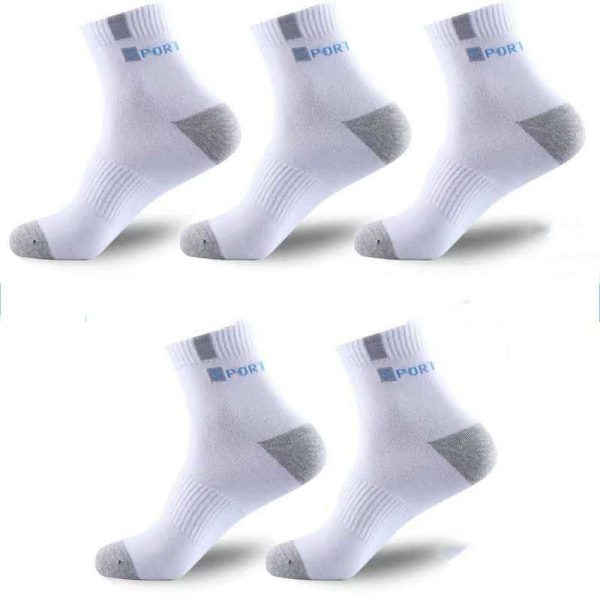 6 Pairs High-quality Bamboo Fiber Breathable Deodorant Business Men Tube Socks For Autumn And Spring Summer Plus Size EUR 38-47 - Image 9