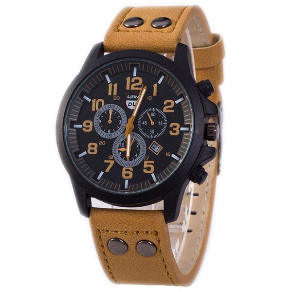 Men's Quartz Watch Fashion Simple Business Belt Quartz Watch Men's Watch Student Wristwatch - Image 9