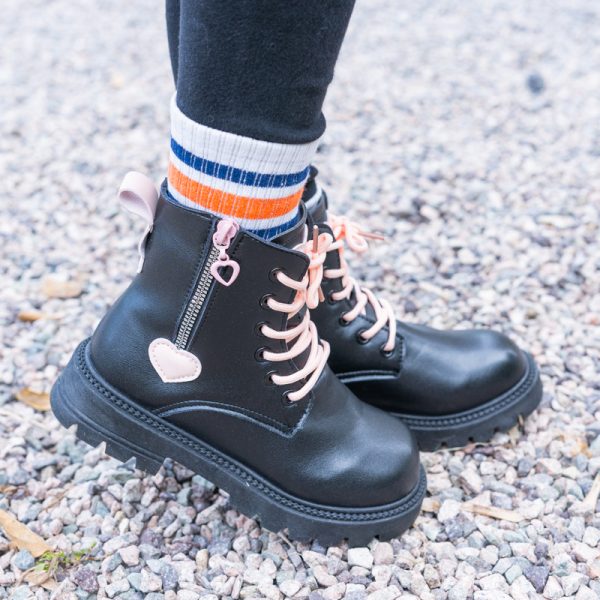 A cute pair of padded girls' boots, lightweight, non-slip, with a side zipper for easy on and off, warm and cozy - Image 17