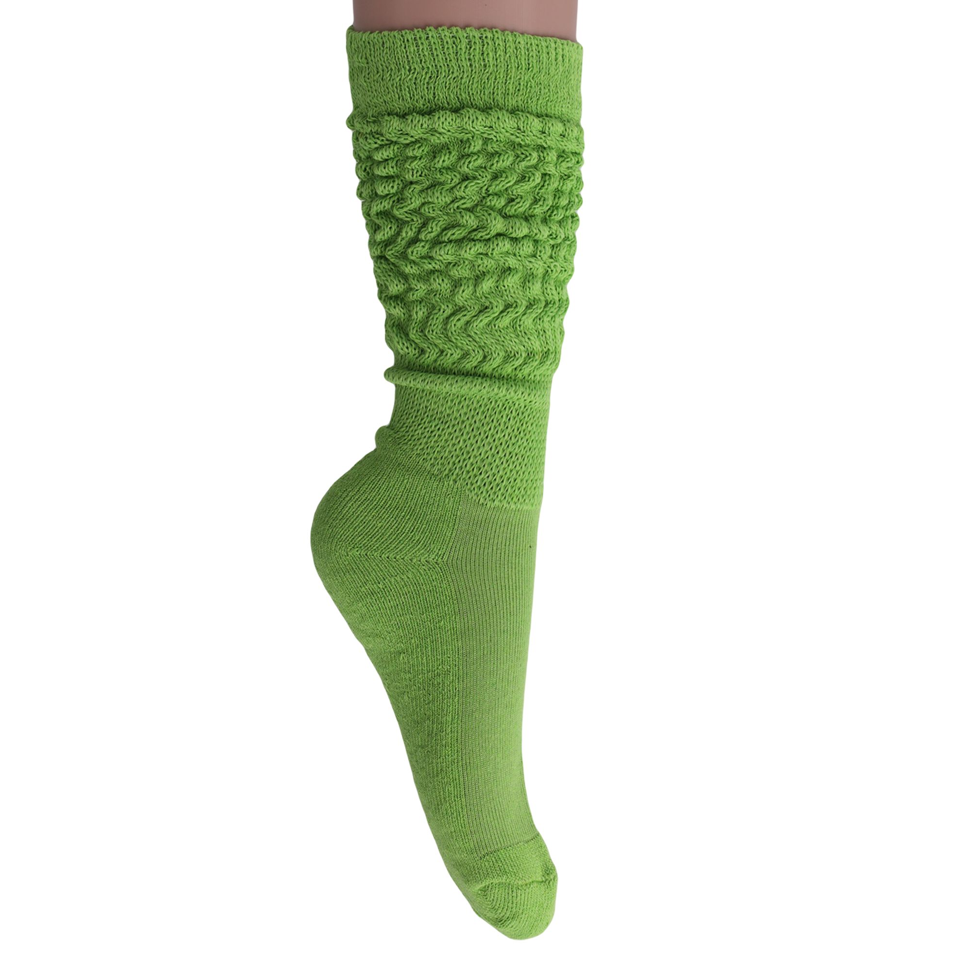 Slouch Socks for Women Extra Long Heavy Slouchy Scrunch Cotton Socks 1 Pair Shoe Size 5 to 10 - Image 98