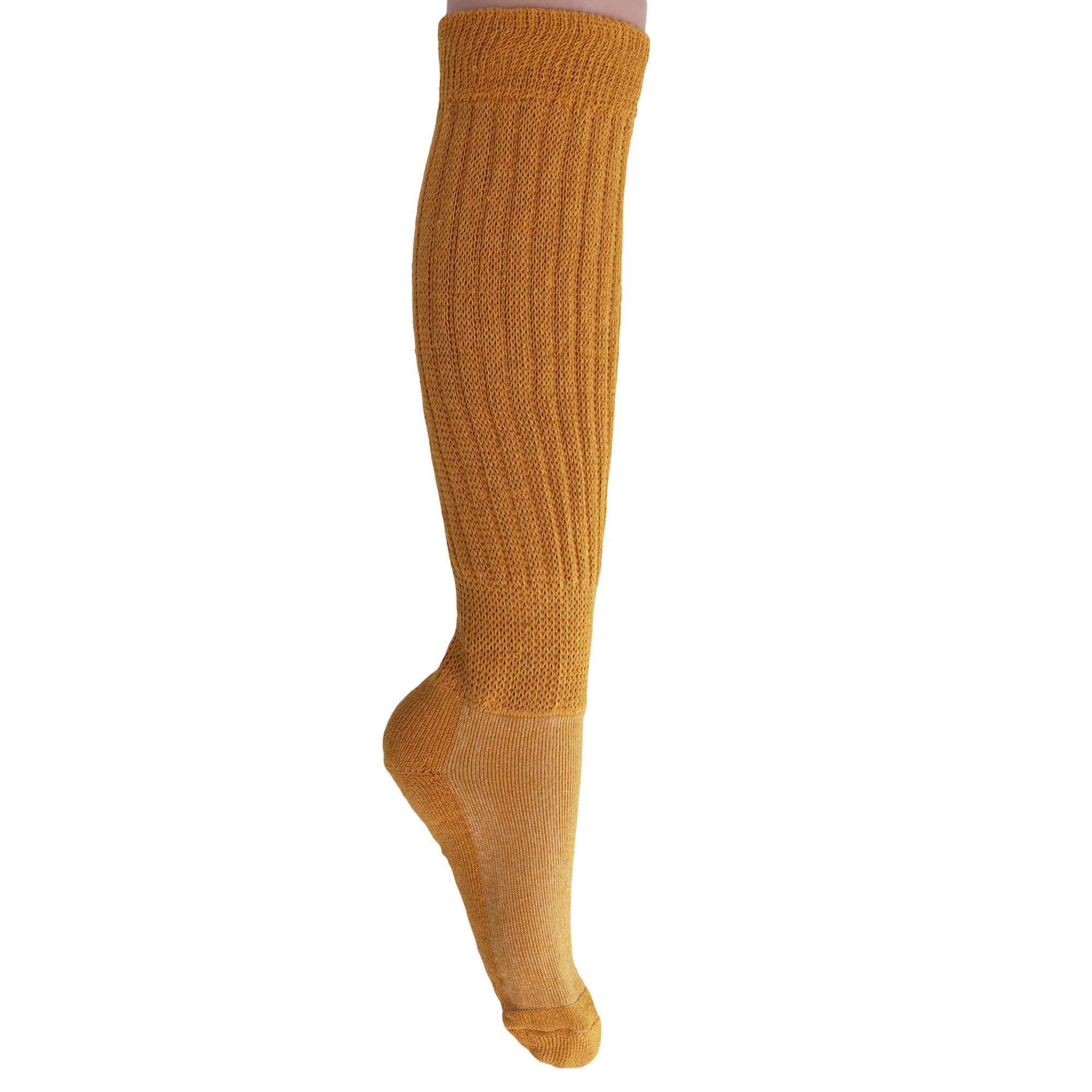 Slouch Socks for Women Extra Long Heavy Slouchy Scrunch Cotton Socks 1 Pair Shoe Size 5 to 10 - Image 77