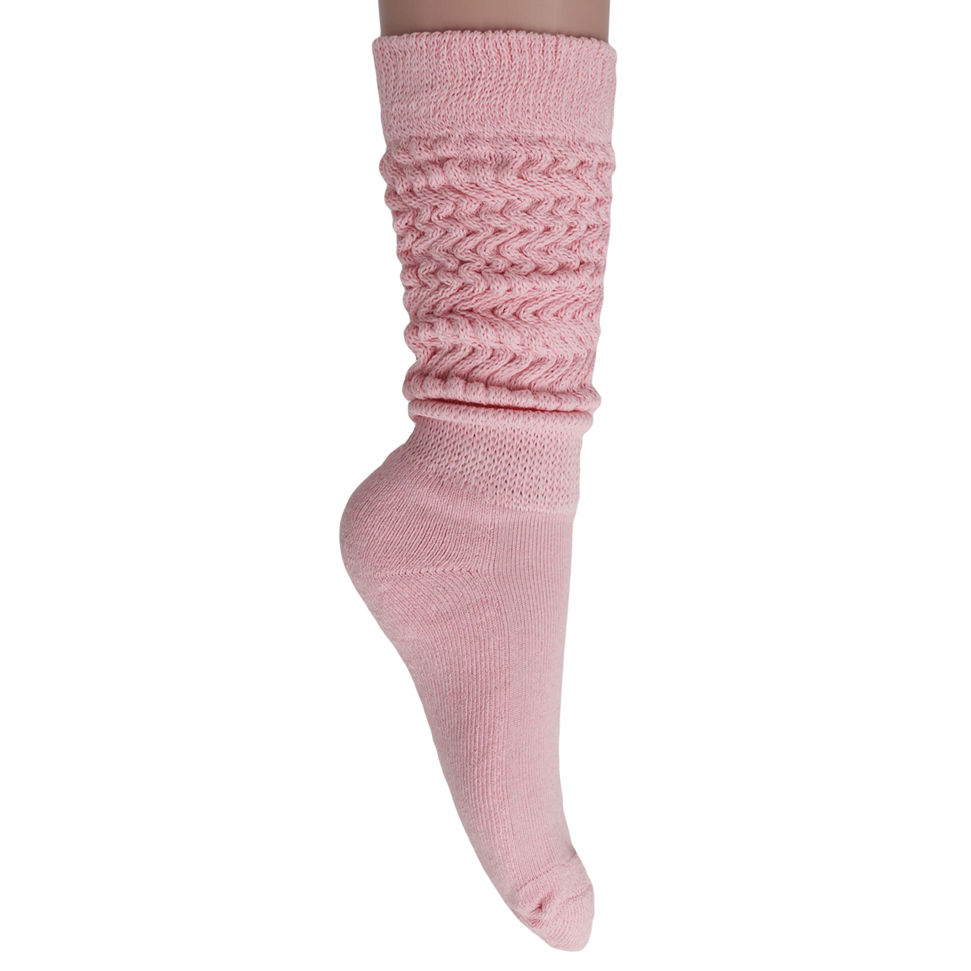 Slouch Socks for Women Extra Long Heavy Slouchy Scrunch Cotton Socks 1 Pair Shoe Size 5 to 10 - Image 58