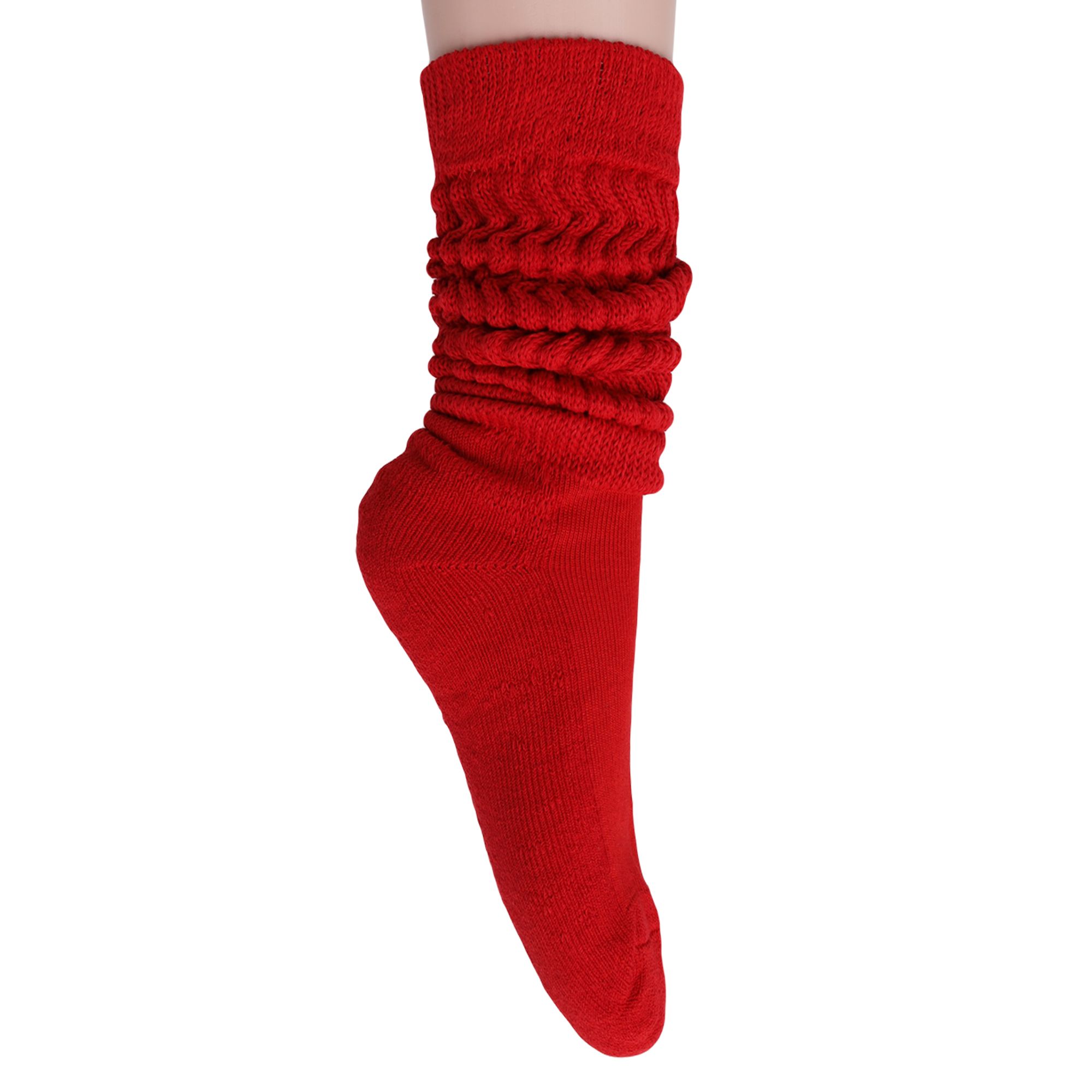 Slouch Socks for Women Extra Long Heavy Slouchy Scrunch Cotton Socks 1 Pair Shoe Size 5 to 10 - Image 66