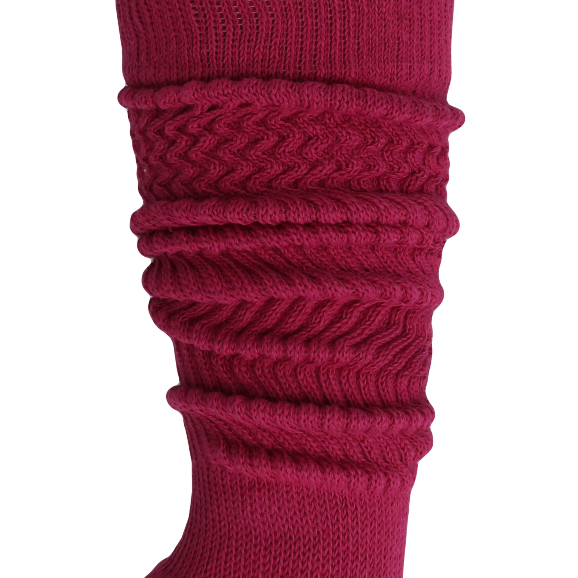 Slouch Socks for Women Extra Long Heavy Slouchy Scrunch Cotton Socks 1 Pair Shoe Size 5 to 10 - Image 49