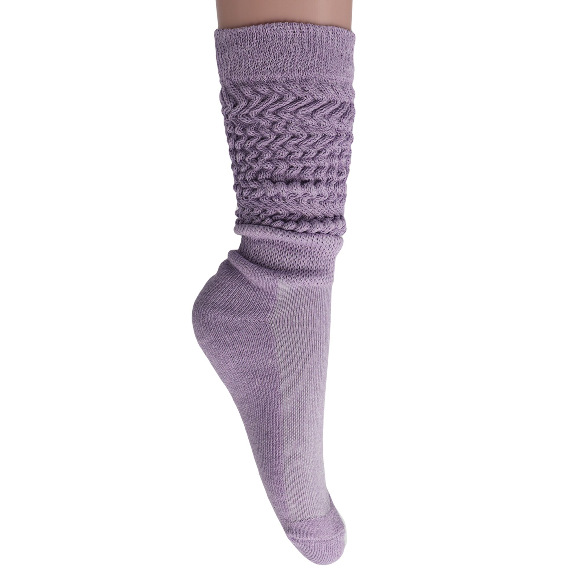 Slouch Socks for Women Extra Long Heavy Slouchy Scrunch Cotton Socks 1 Pair Shoe Size 5 to 10 - Image 113