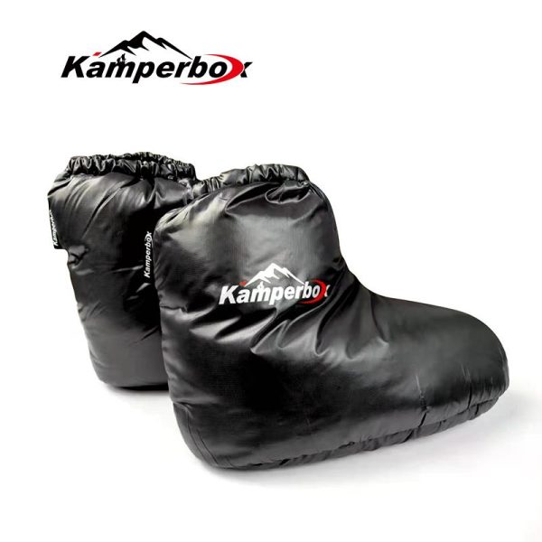 Kamperbox Down Slippers Down Socks Camping Down Booties for Sleeping Bag Camping AQ3 - Image 8