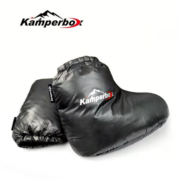 Kamperbox Down Slippers Down Socks Camping Down Booties for Sleeping Bag Camping AQ3 - Image 10