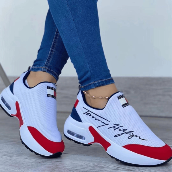 Tennis Shoes for Women 2022 Gym Sports Shoes Female Wedge Platform Sneakers Lace-up Breathable Walking Shoes Tenis Feminino - Image 121