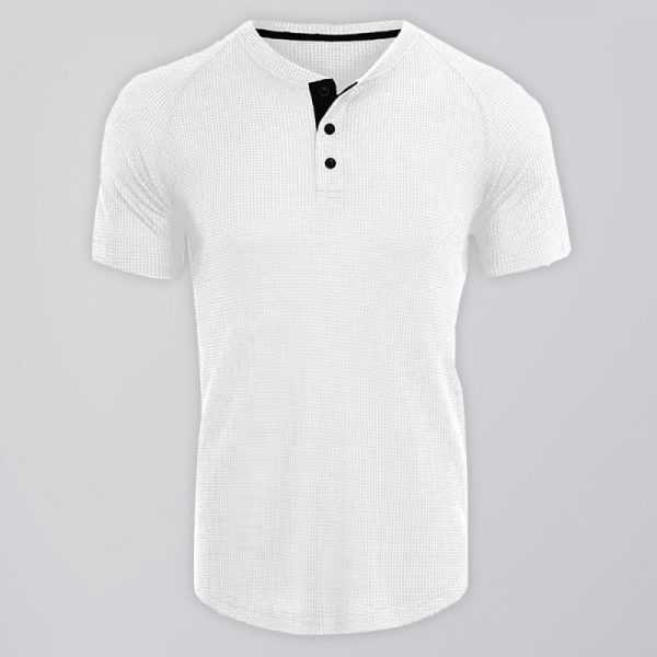 Men's Light Business Casual Round Neck Tee - Image 5