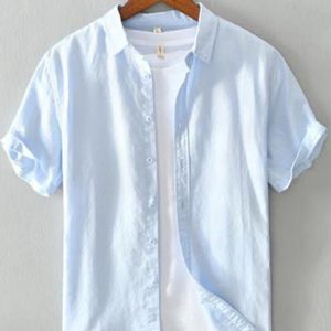 Men's lapel shirt