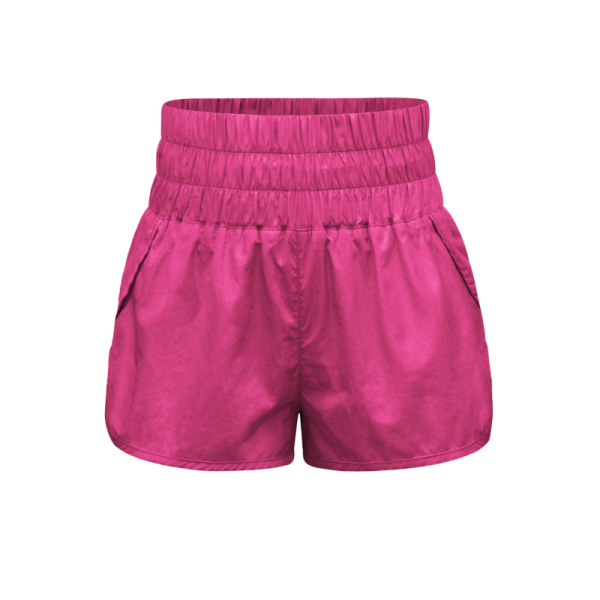 New elastic high waist shorts yoga quick dry sports shorts - Image 6