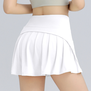 Sports short skirt anti-exposure high waist hip lifting running tennis skirt breathable A-line skirt