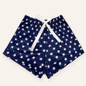 Women's Knitted Casual Comfort Star Short Pajama Pants