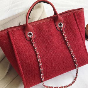 Bucket women's bag large capacity portable single shoulder diagonal chain tote bag