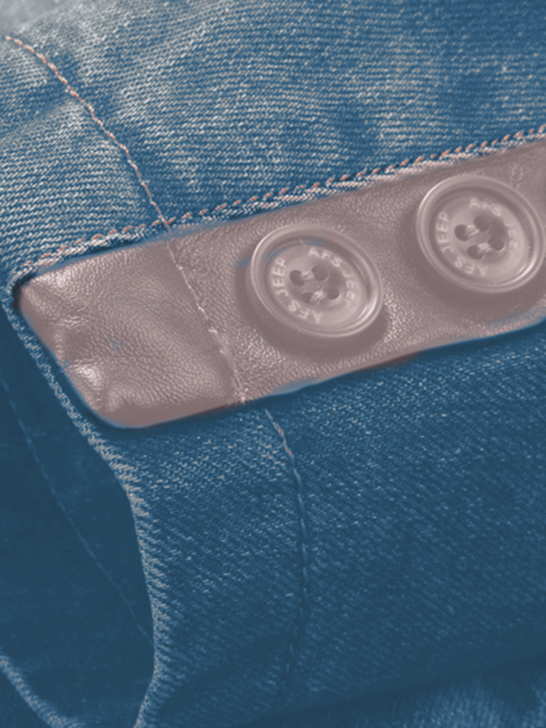 Men's Casual Denim Patchwork Suit Jacket - Image 4