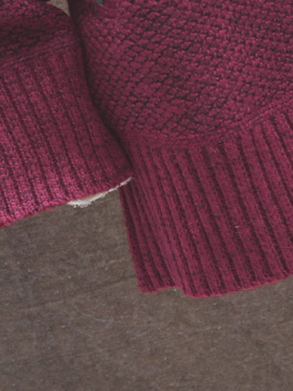 Fleece sweater cardigan Contrast color jacket youth slim fit trendy hooded jacket - Image 7