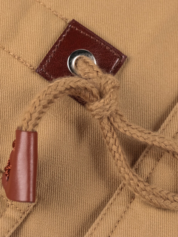 Men's Mid-Length Loose Stand Collar Hooded Cotton Top Youth Men's Jacket - Image 2