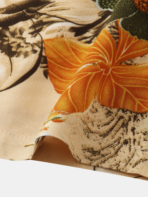 New color printing trendy shirt loose shorts beach suit - Image 3