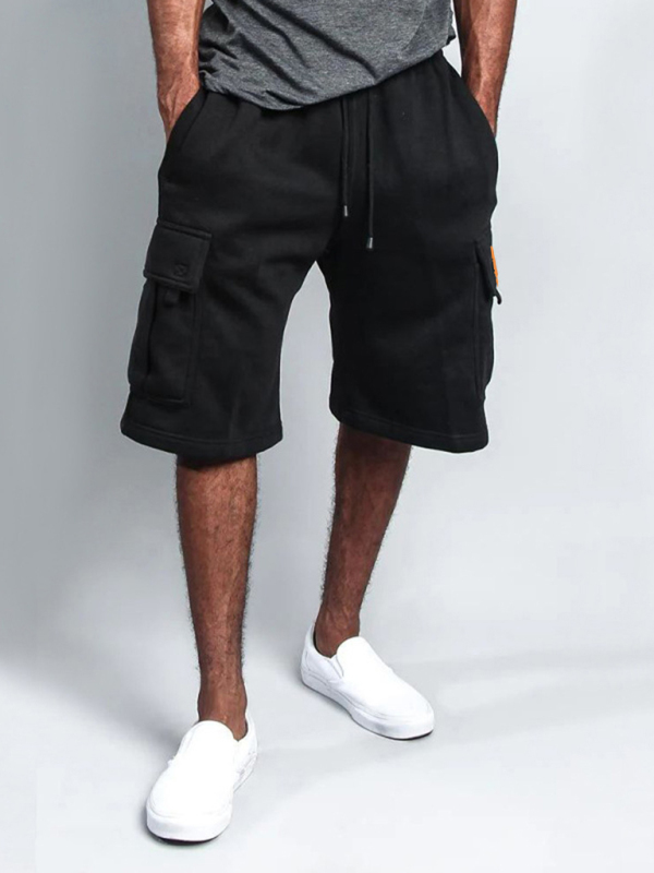 New style five-point pants casual multi-pocket loose straight-leg cargo shorts - Image 3