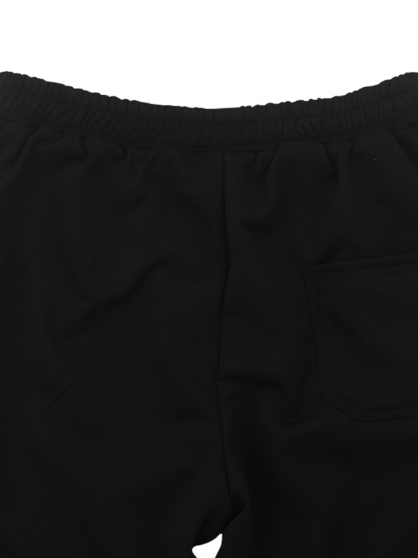 New men's high street multi-line hip-hop breasted sports cashew flower wide-leg casual trousers - Image 3