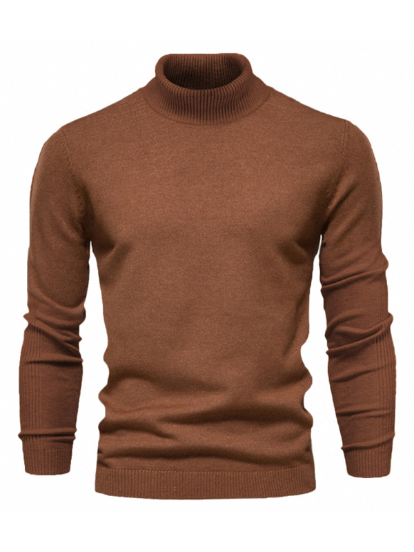 Turtleneck Men's Pullover Sweater Casual Knitwear - Image 17