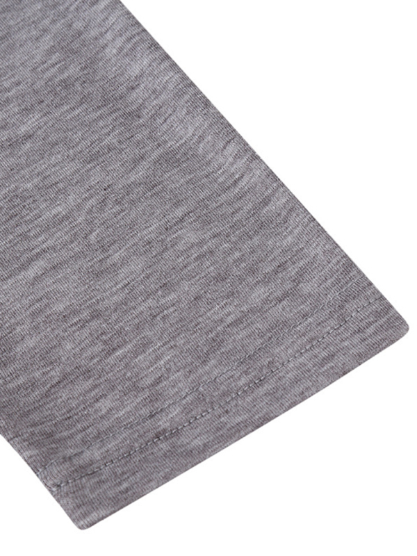 Men's long-sleeved solid color turtleneck bottoming T-shirt top - Image 5