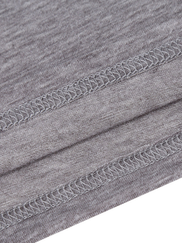 Men's long-sleeved solid color turtleneck bottoming T-shirt top - Image 2