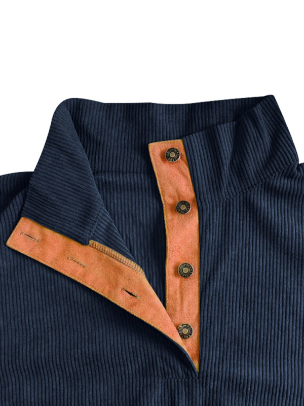 Men's Casual Outdoor Jacket Casual Stand Collar Long Sleeve Sweatshirt - Image 8